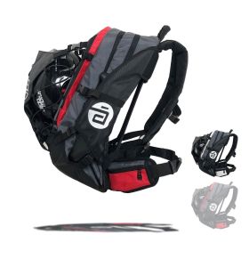 Cado Motus airflow XL backpack zwart grijs rood
