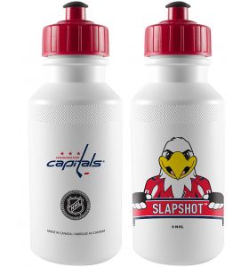  NHL Mascot Water Bottle 500ml Washington