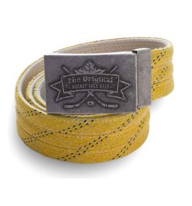CCM Hockey lace belt yellow