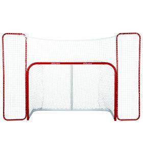 Bauer hockey goal with backstop