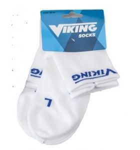 Viking coolmax schaatssokken wit