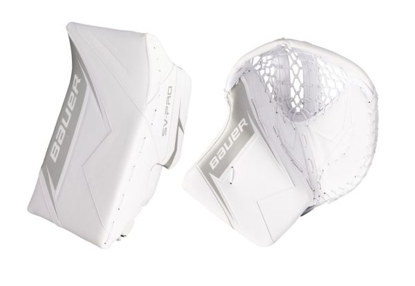 Bauer SV-Pro Blocker & Catcher SET Sr White