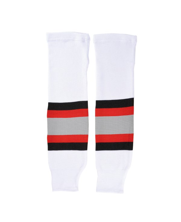 Hockey Practice Sock Buffalo White