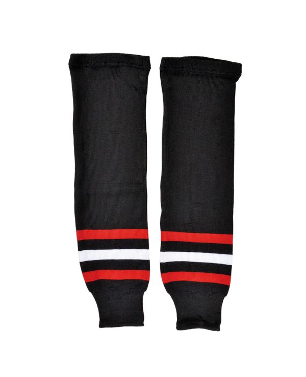 Hockey Practice Sock Chicago Blackhawks Black