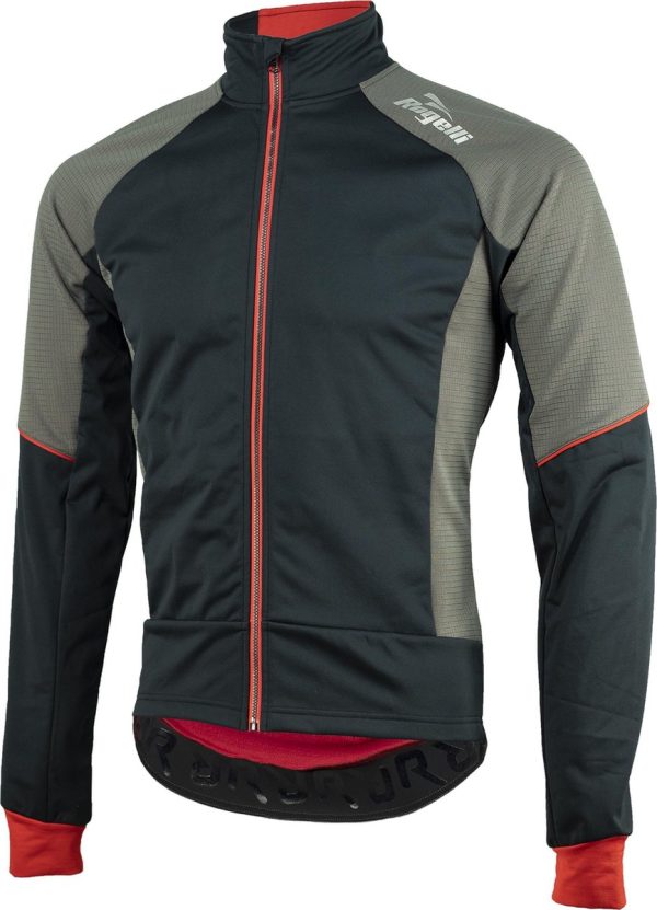 Rogelli Trani 4.0 softshell jacket Black/Red