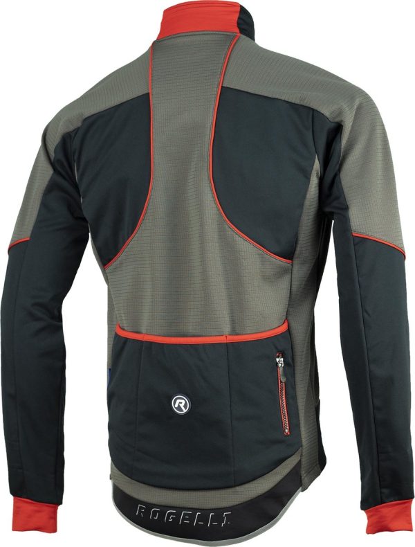 Rogelli Trani 4.0 Softshell Jacket Black/Blue - Afbeelding 2