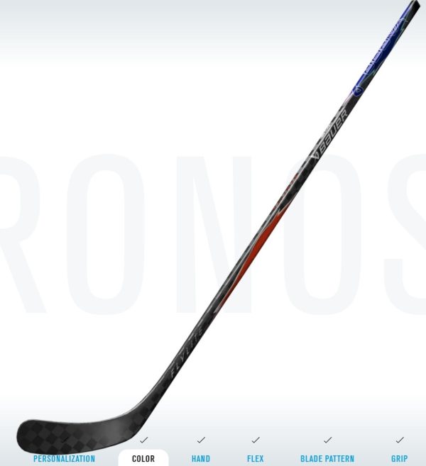 Bauer Vapor Flylite Elite Custom SR 77 P92M Blue Orange