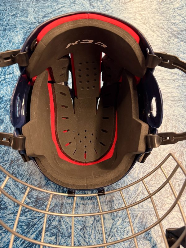 CCM HTC 50 Helmet Combo Navy S - Afbeelding 3