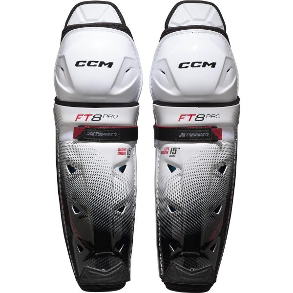 CCM SG Jetspeed FT8 Pro Shin guards Sr - Afbeelding 2