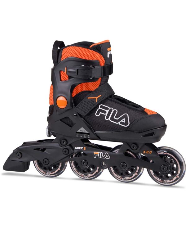 FILA X 2.0 Inline Skate Black Orange