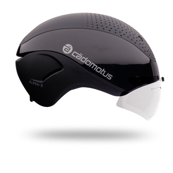 Cádomotus Alpha 3+Schaatshelm met Vizier en Aero Shell Black