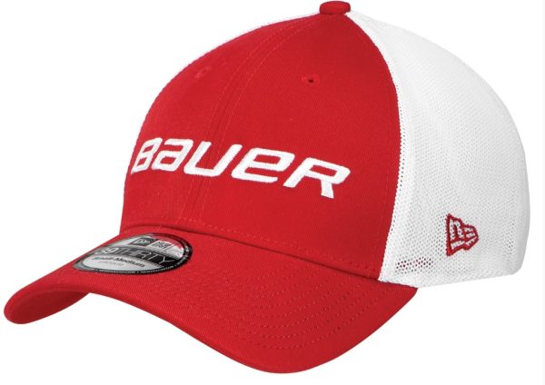 Bauer New Era 39Thirty Mesh Back Cap Red