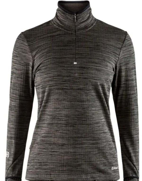 Craft Grid Halfzip Melange Dames
