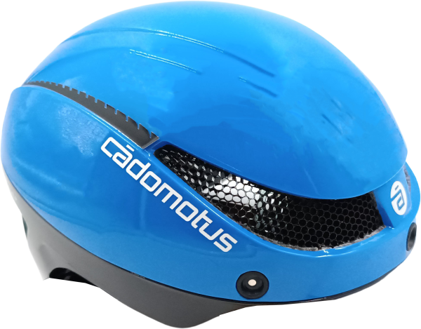 Cádomotus Omega Aero Helmet Blue Glans Maat M
