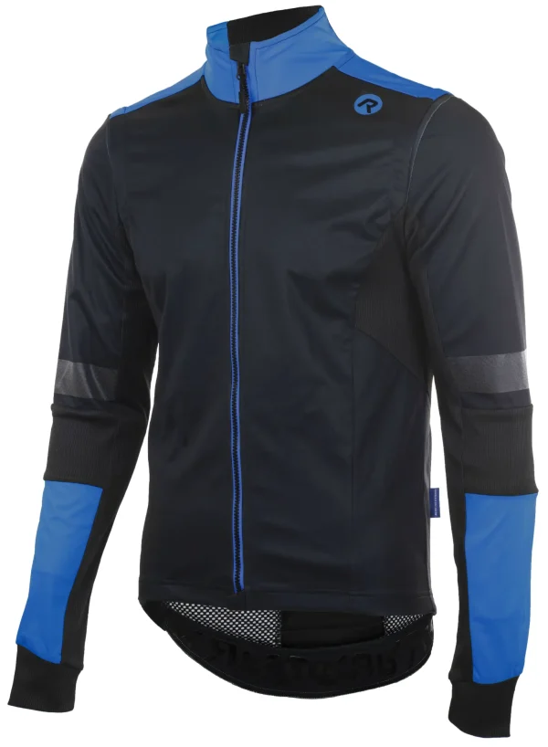 Rogelli Force Winter Jacket Black/Blue