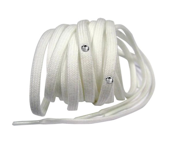 Edea Schaats Veters Strass Wit