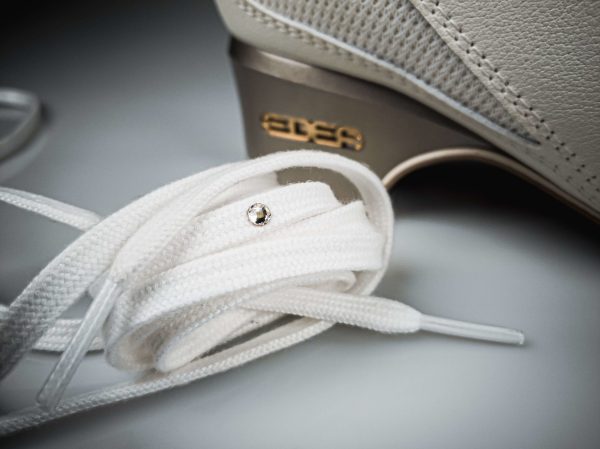 Edea Schaats Veters Strass Wit - Afbeelding 3