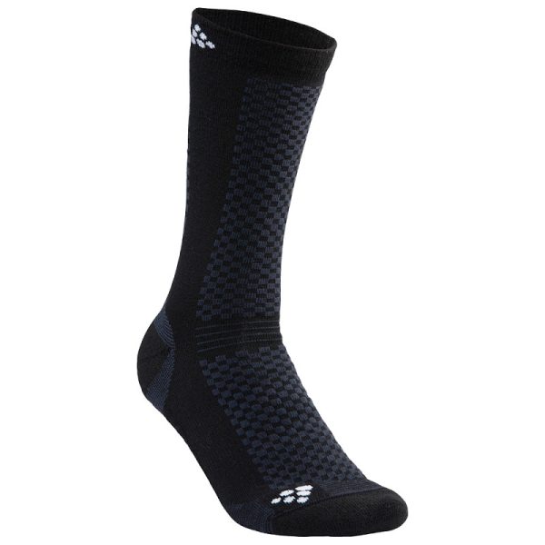 Craft Wool Warm Mid 2-pack Sock Black