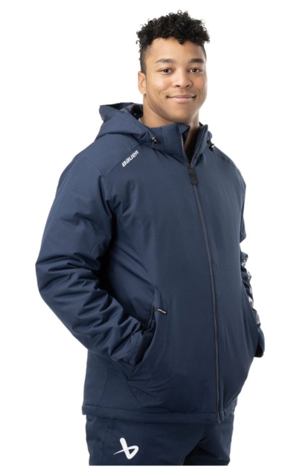 Bauer Team Heavyweight Jacket S24 Navy SR - Afbeelding 3