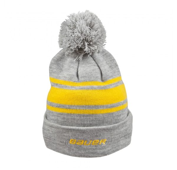 Bauer X New Era Team Stripe Pom Pom Gold