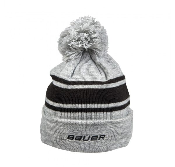 Bauer X New Era Team Stripe Pom Pom Black