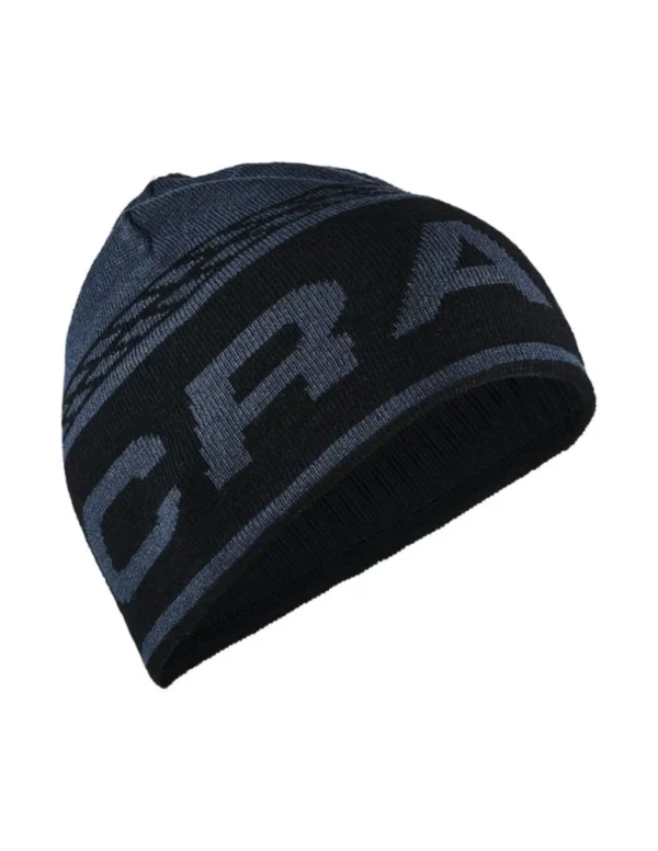 Craft Logo Knit Hat Asphalt / Black One Size