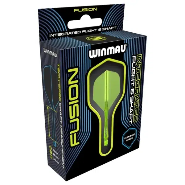 Winmau Fusion Neon Yellow NO2 - Afbeelding 4