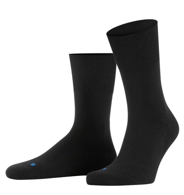 Falke Run Unisex Sok Zwart