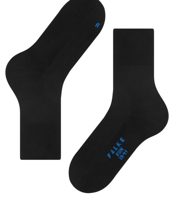 Falke Run Unisex Sok Zwart - Afbeelding 4