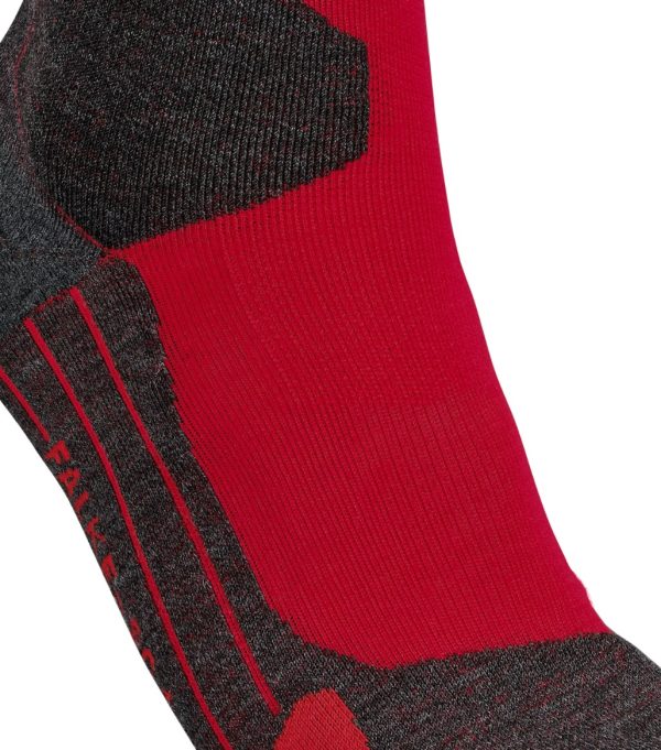 Falke SC1 Heren Skate Sock Lipstick Red Mix - Afbeelding 4
