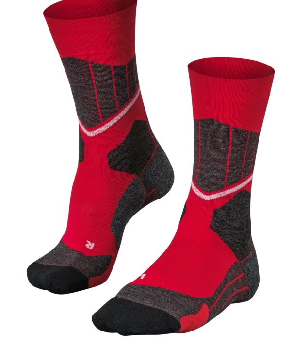 Falke SC1 Heren Skate Sock Lipstick Red Mix - Afbeelding 2