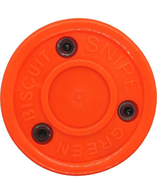 Green Biscuit Snipe 2.0 Shooting Puck Orange