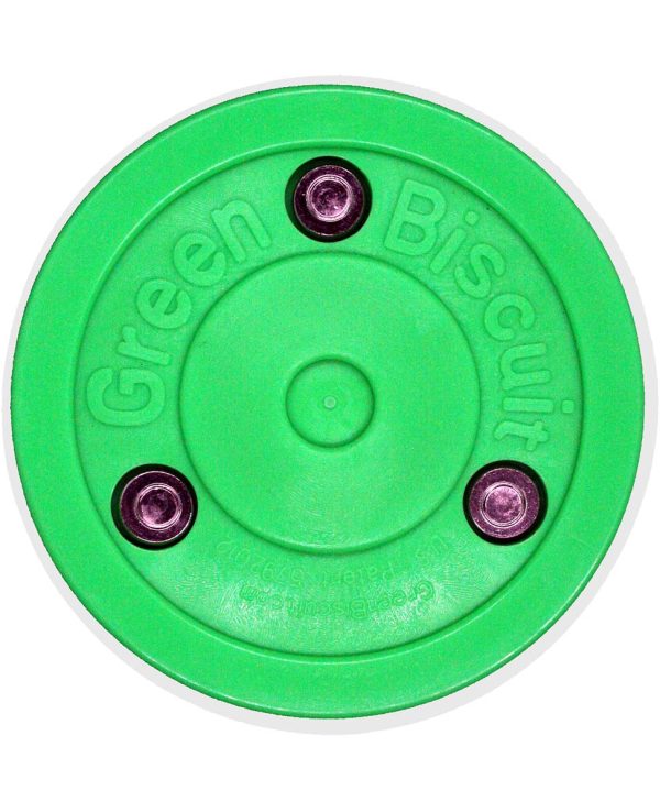 Green Biscuit Pro Saucer Pass Off Ice Puck - Afbeelding 3
