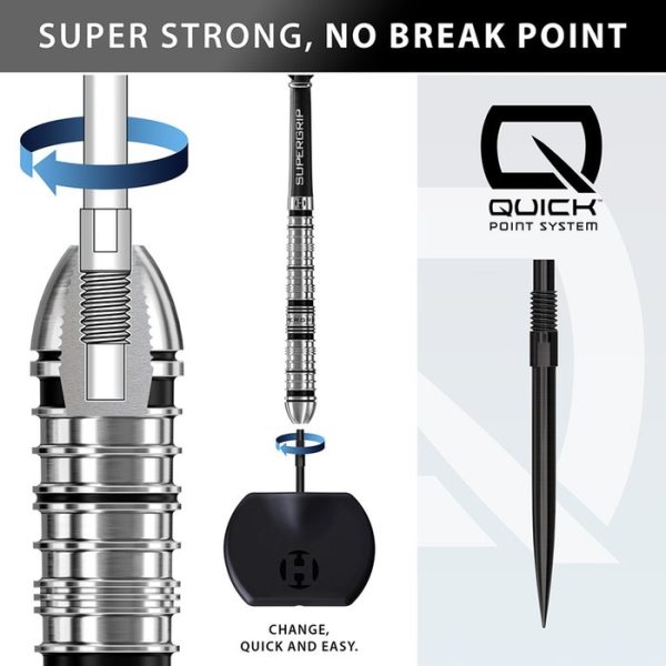 Harrows Supergrip Tapered Quick Point 90% - Afbeelding 7